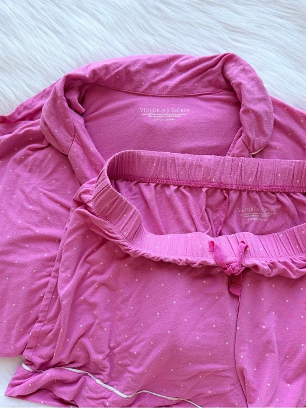 Victoria’s Secret polka dot pajama set - Picture 2 of 4